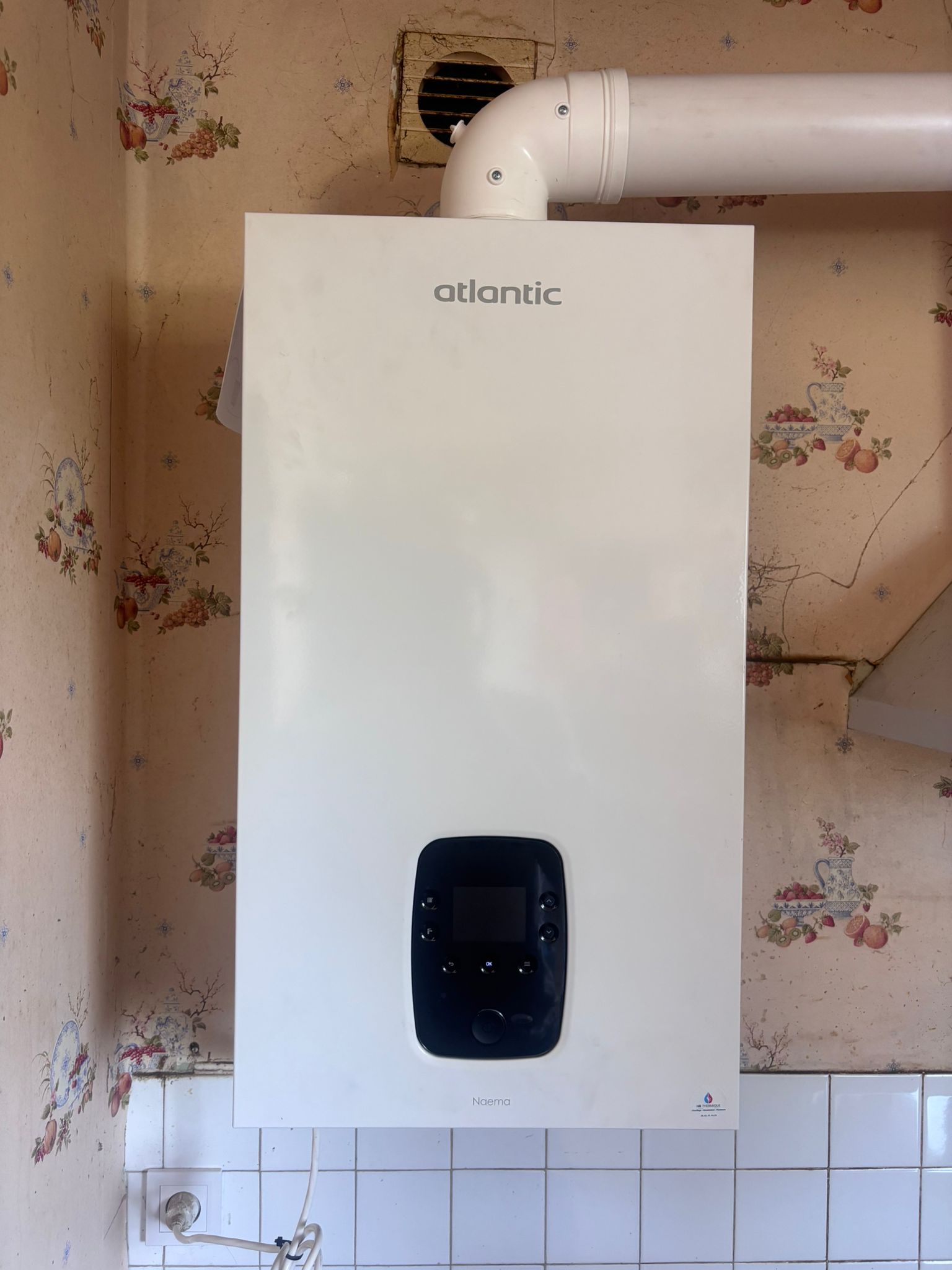 Chaudière Atlantic Naema — Installation complète